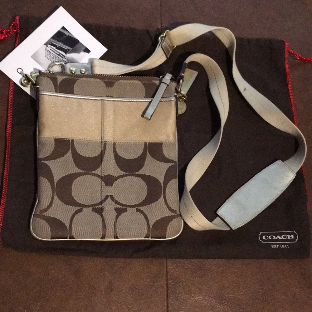Coach Monogram Crossbody Bag